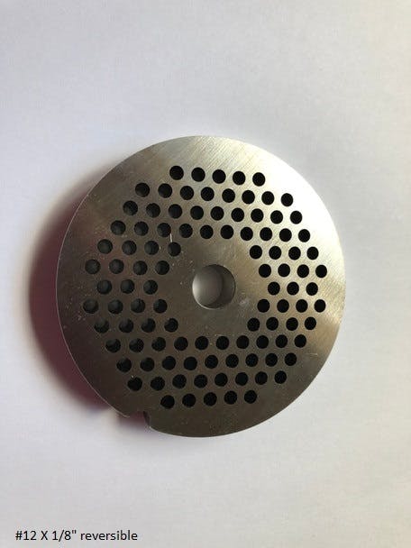 Grinder Plate, #12 Reversible