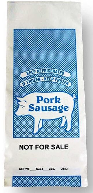#1 Pork Sausage Bag, "Not for Sale"