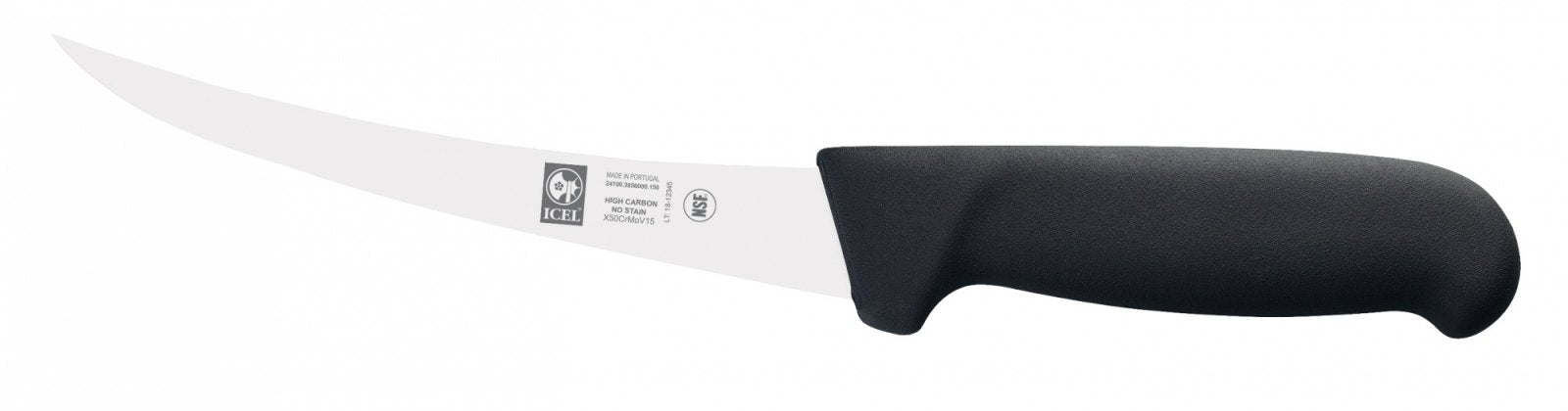 Boning Knife, Curved, Semi-Flex PP Blade