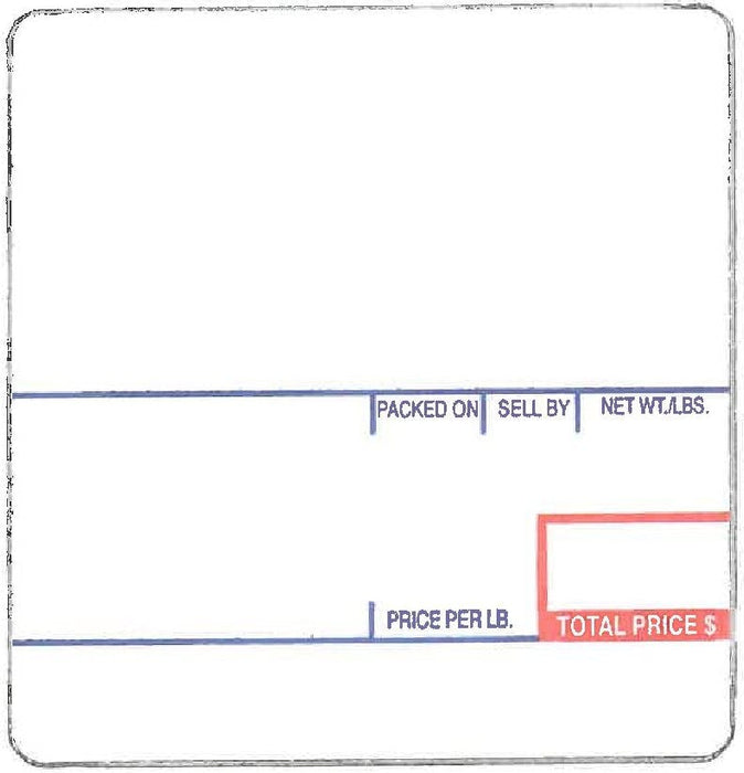 CAS LP-1000 UPC, Ingredient Labels, 58 MM X 60 MM