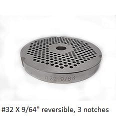 Grinder Plate, #32 Reversible